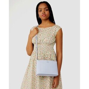 New Kate Spade Leila Crossbody Pebble Leather Serenity
